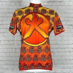 Primal Wear Cycling Jersey Now Zen Wheels Fire Size Large